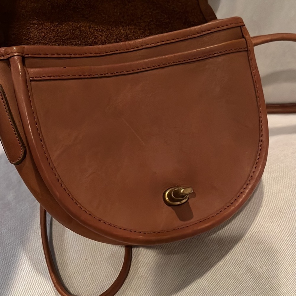Vintage Coach Mini Bag Crossbody Leather NYC - Picture 6 of 10